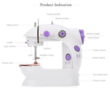 Portable Multi-functional Semi-automatic Small Sewing Machine